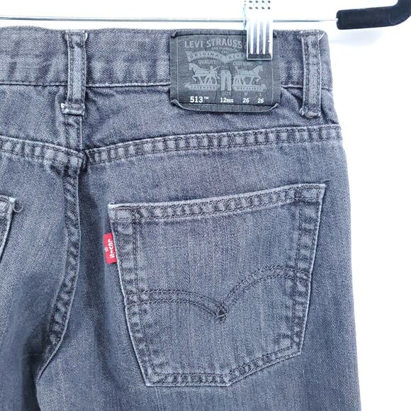 Levi's Boys 513 Slim Fit Grey Performance Denim Elastic Adjustable Jeans| 12 Reg - Picture 11 of 11